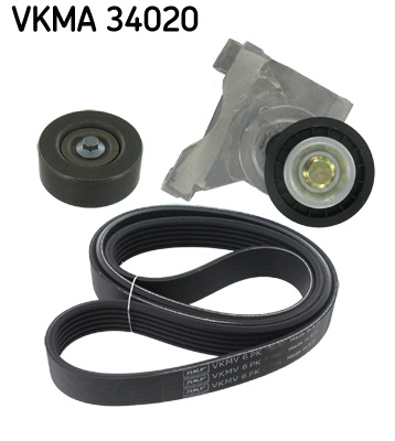 SKF Keilrippenriemensatz VKMA 34020